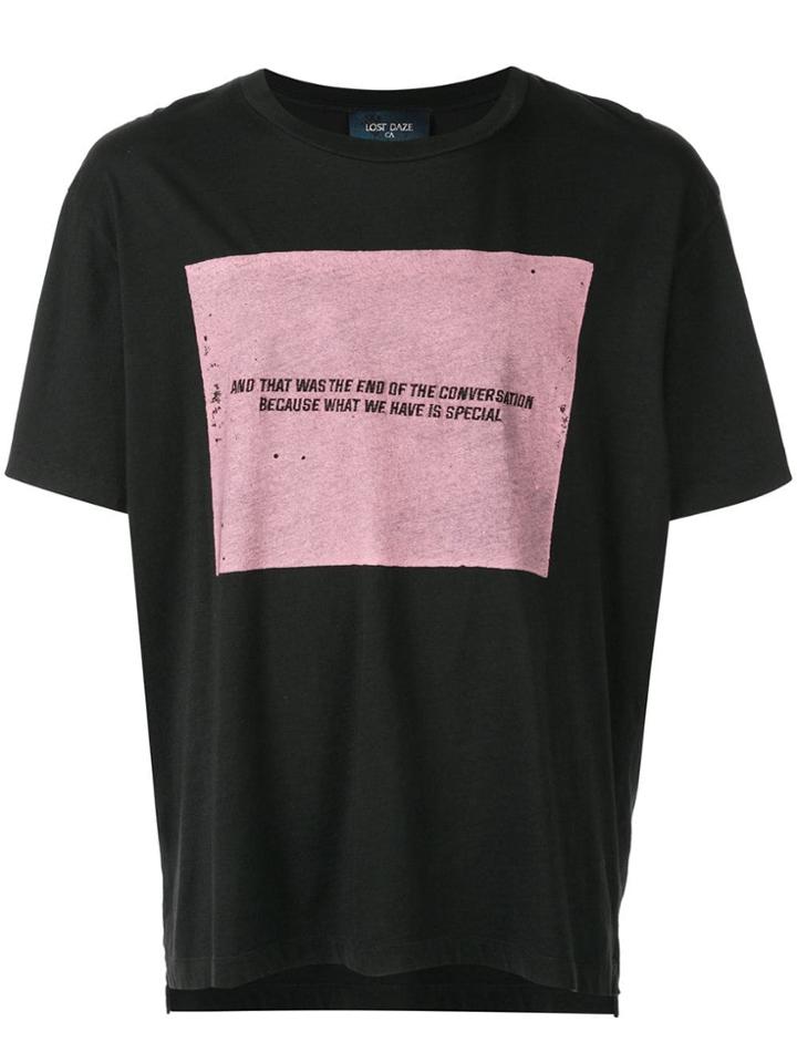Lost Daze 'was Special' T-shirt - Black