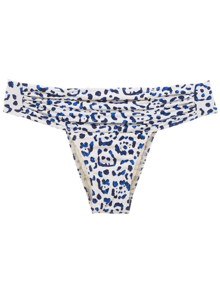 Track & Field Draped Bikini Bottoms - Blue