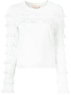 See By Chloé Ruffled Lace Trim Top