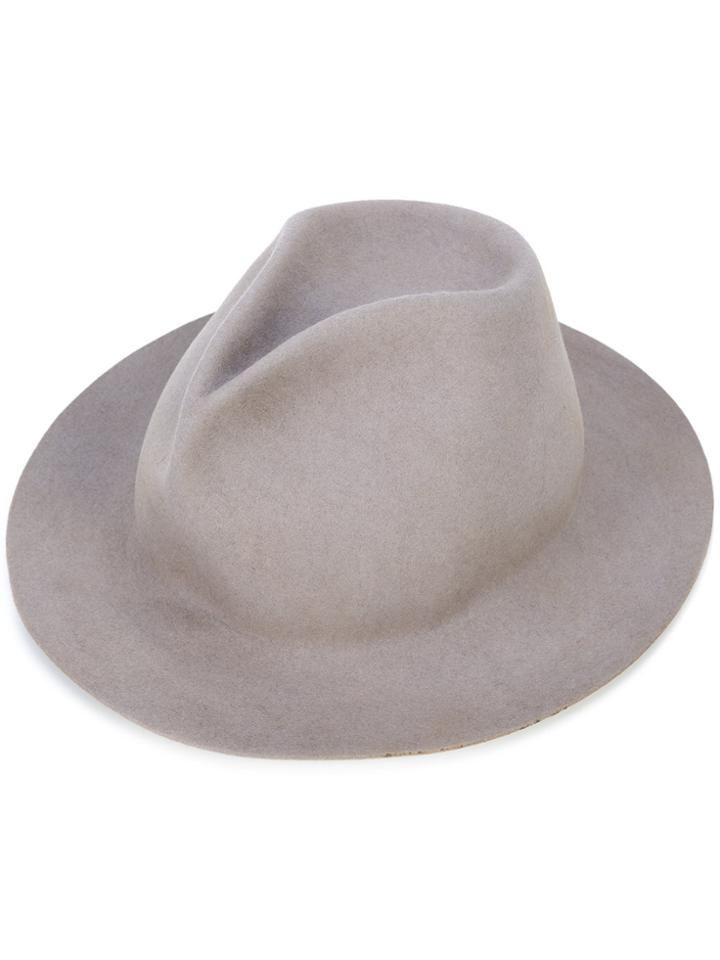 Horisaki Design & Handel Classic Fedora Hat - Grey