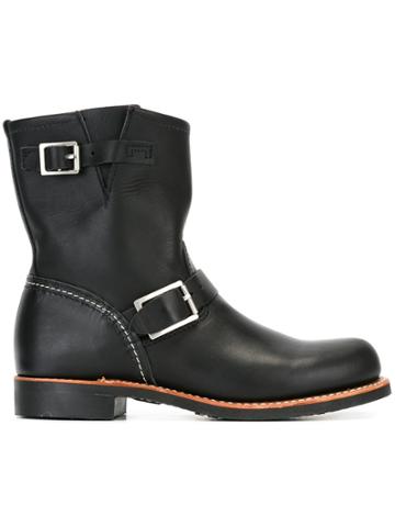 Red Wing Shoes Buckled Boots - Black