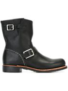 Red Wing Shoes Buckled Boots - Black