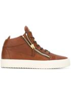 Giuseppe Zanotti Design 'kriss' Mid-top Sneakers - Brown
