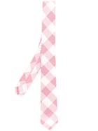 Thom Browne Mid-size Gingham Tie - Pink