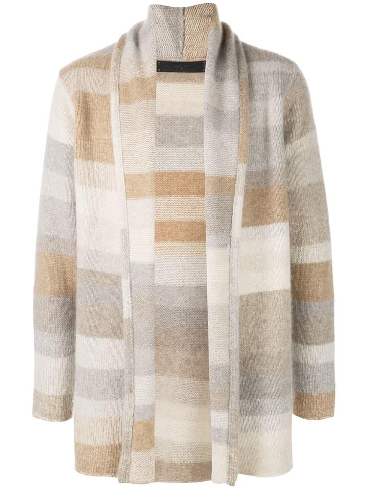 The Elder Statesman Cashmere Italy Smoking Cardigan - Neutrals