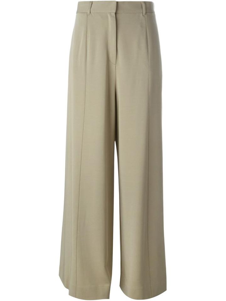 Givenchy Crepe Palazzo Pants, Women's, Size: 40, Nude/neutrals, Viscose/spandex/elastane/acetate/silk