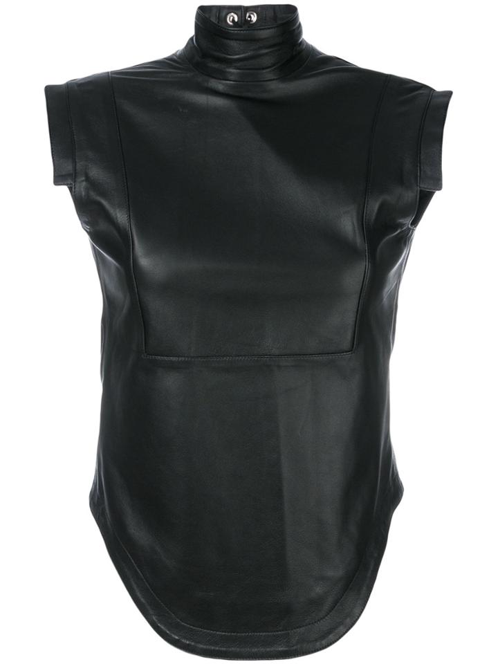 Manokhi Turtleneck Fitted Top - Black