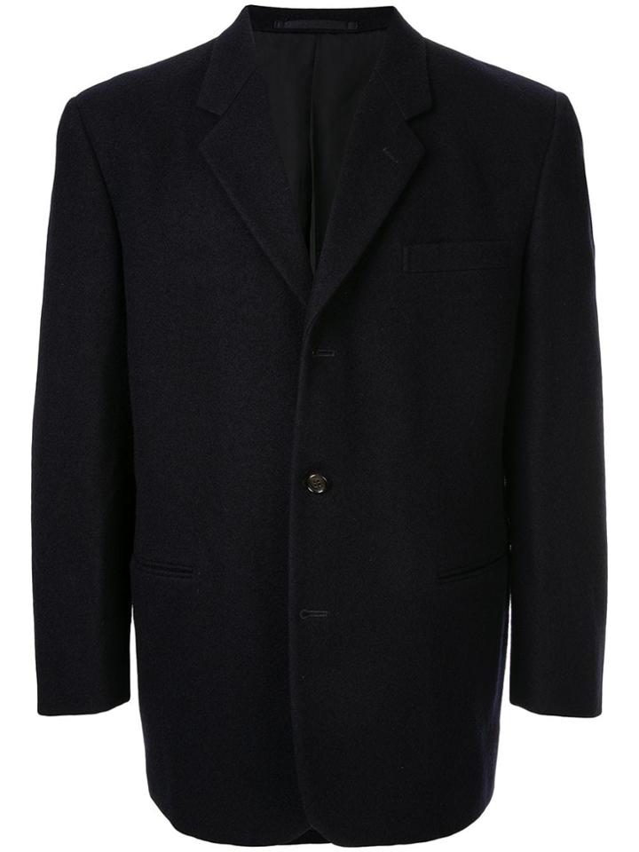 Comme Des Garçons Vintage Melton Blazer - Blue