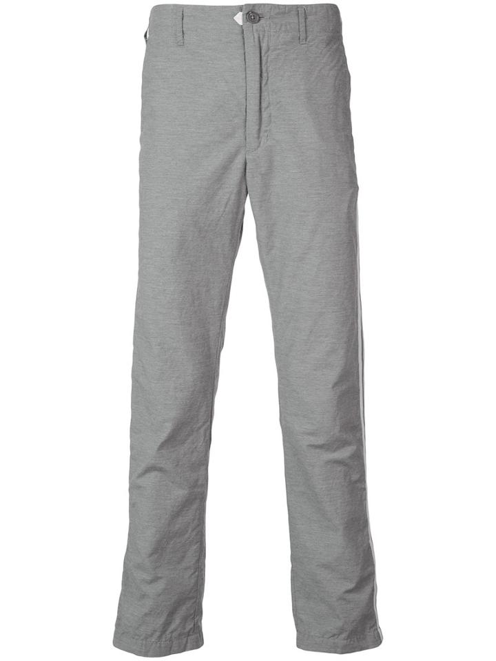 Engineered Garments - Slim-fit Trousers - Men - Cotton/nylon - 34, Grey, Cotton/nylon