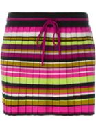 Missoni Vintage Pleated Striped Skirt - Multicolour