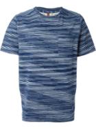 Missoni Digital Print T-shirt, Men's, Size: Xxl, Blue, Cotton