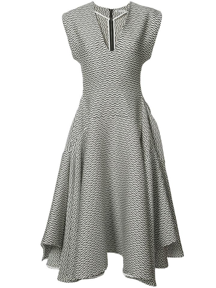 Maticevski - Embroidered Flared Dress - Women - Cotton/nylon/polyester - 10, Black, Cotton/nylon/polyester