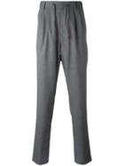 Brunello Cucinelli Drawstring Pants, Men's, Size: 52, Grey, Wool/viscose/acetate/cotton