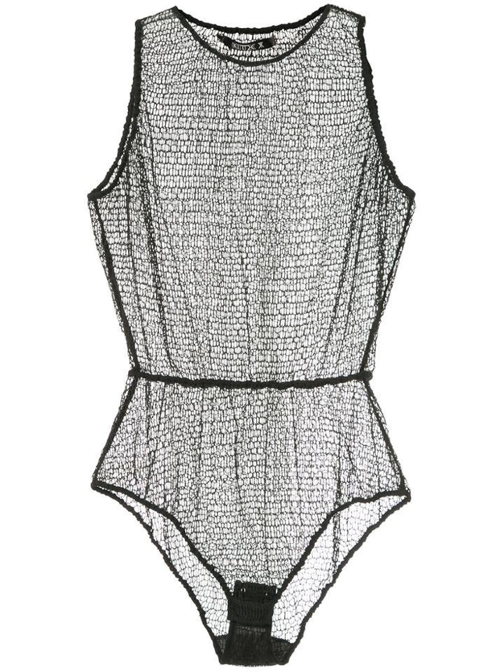 Kitx Gift Web Bodysuit - Black
