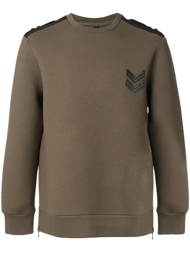 Neil Barrett Arrow Sweatshirt - Green