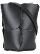 Paco Rabanne Bucket Shoulder Bag, Women's, Black, Calf Leather