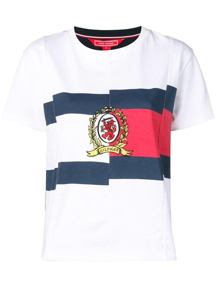 Tommy Hilfiger Embroidered Logo T-shirt - White