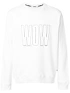 Msgm Wow Sweatshirt - White