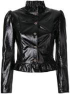 Vivetta Caracas Ruffle-trim Jacket - Black