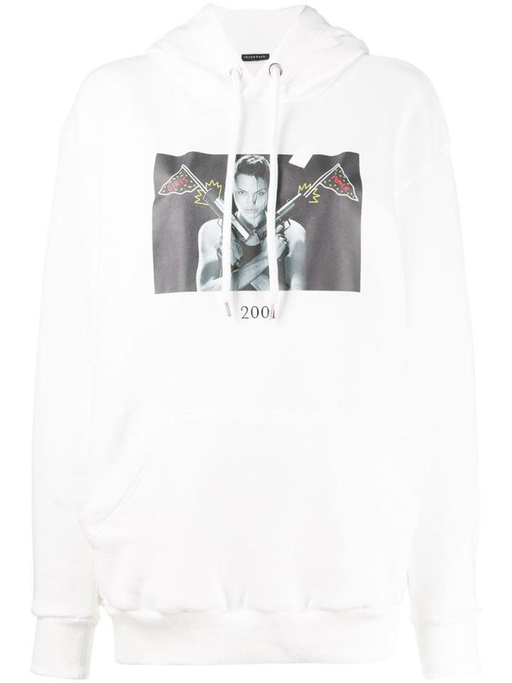 Throwback. 2001 Lara Croft Hoodie - White
