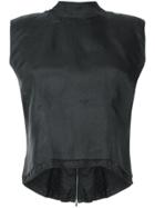 Zambesi Sleeveless High-neck Top - Black