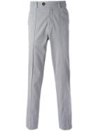Brunello Cucinelli Plain Chinos, Men's, Size: 48, Grey, Cotton/spandex/elastane