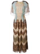 Valentino Fushion Lace Evening Dress