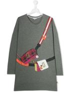 Little Marc Jacobs Teen Snapshot Bag Dress - Grey