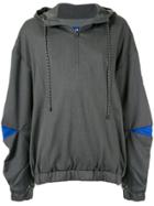 Ader Error Woven Track Hoodie Suit - Grey