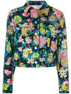 Msgm Flower Print Jacket - Multicolour