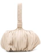 Max Mara Pleated Satchel Bag - Neutrals
