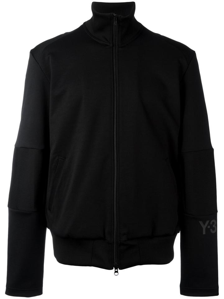 Y-3 High Neck Zipped Sweatshirt - Black