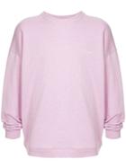 We11done Printed Sweatshirt - Pink