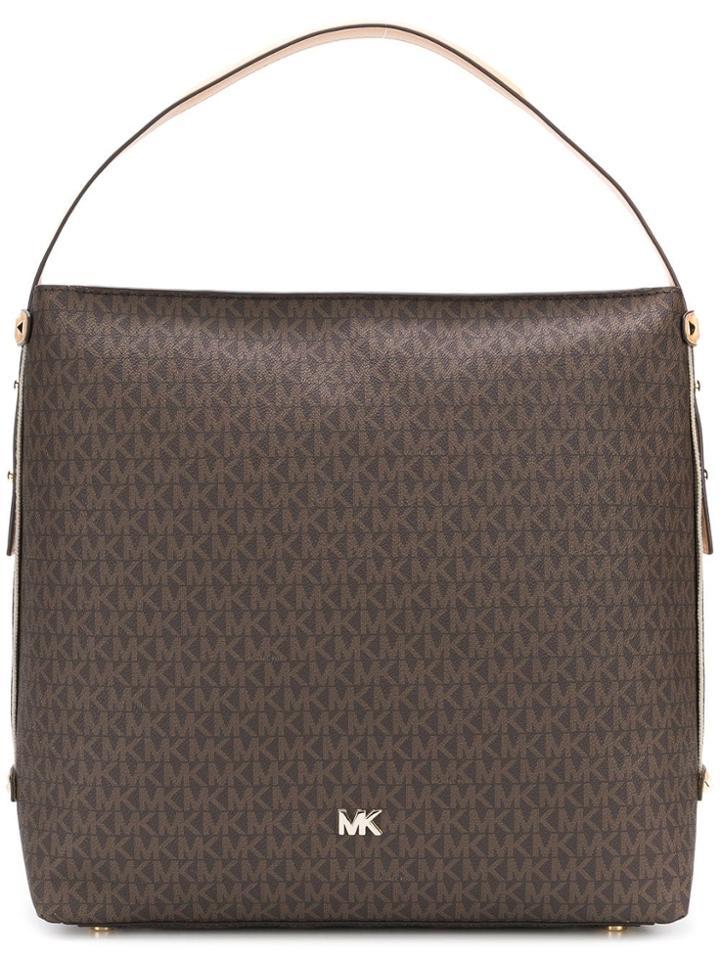 Michael Michael Kors Logo Tote Bag - Brown