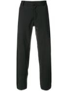 Maison Flaneur Side Flap Tailored Trousers - Black