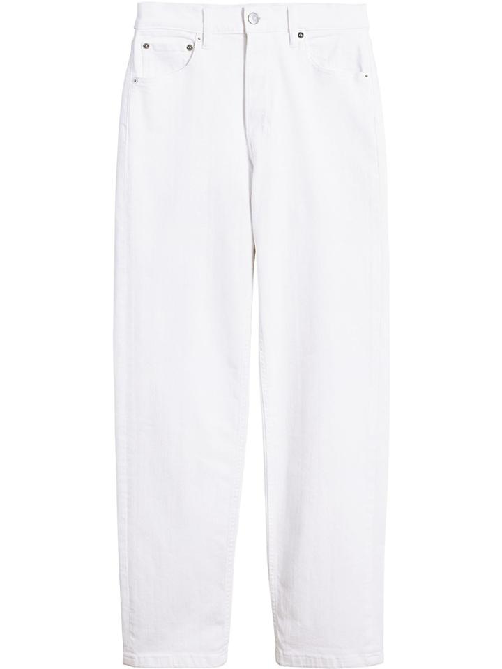 Burberry Straight Fit Power-stretch Denim Jeans - White