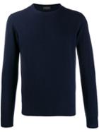 Dell'oglio Slim-fit Knit Sweater - Blue