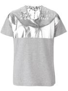 Maison Margiela Two Tone Slogan T-shirt - Grey