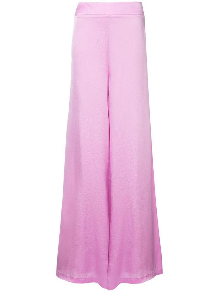Safiyaa London Wide Leg Trousers - Pink