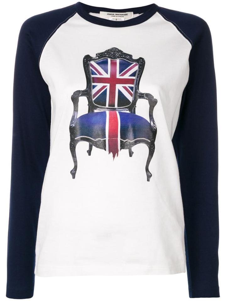 Junya Watanabe Printed Baseball T-shirt - White