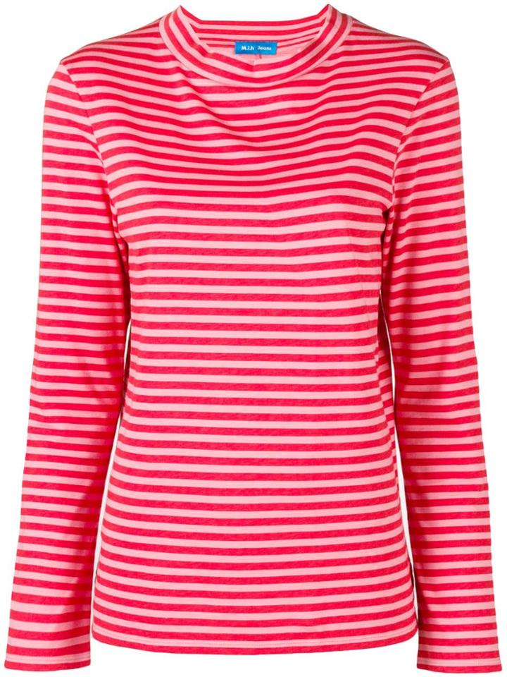Mih Jeans Emelie Striped Top - Pink & Purple