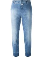 Closed Cropped Jeans, Women's, Size: 26, Blue, Cotton/spandex/elastane
