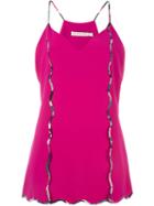 Mary Katrantzou 'garnet' Top, Women's, Size: 12, Pink/purple, Triacetate/polyester/silk