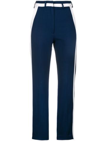 Richard Malone Skinny Tux Trousers - Blue