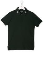 Emporio Armani Kids Short Sleeved Polo Shirt - Green