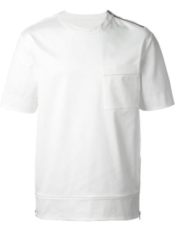 System Homme Sides Zip T-shirt