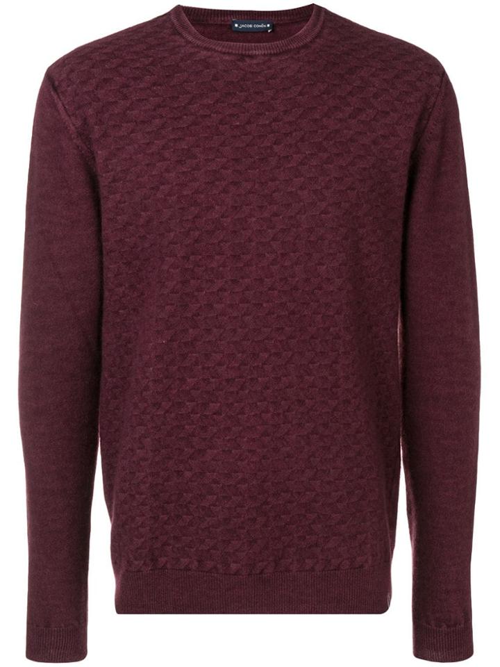 Jacob Cohen Crew Neck Jumper - Red