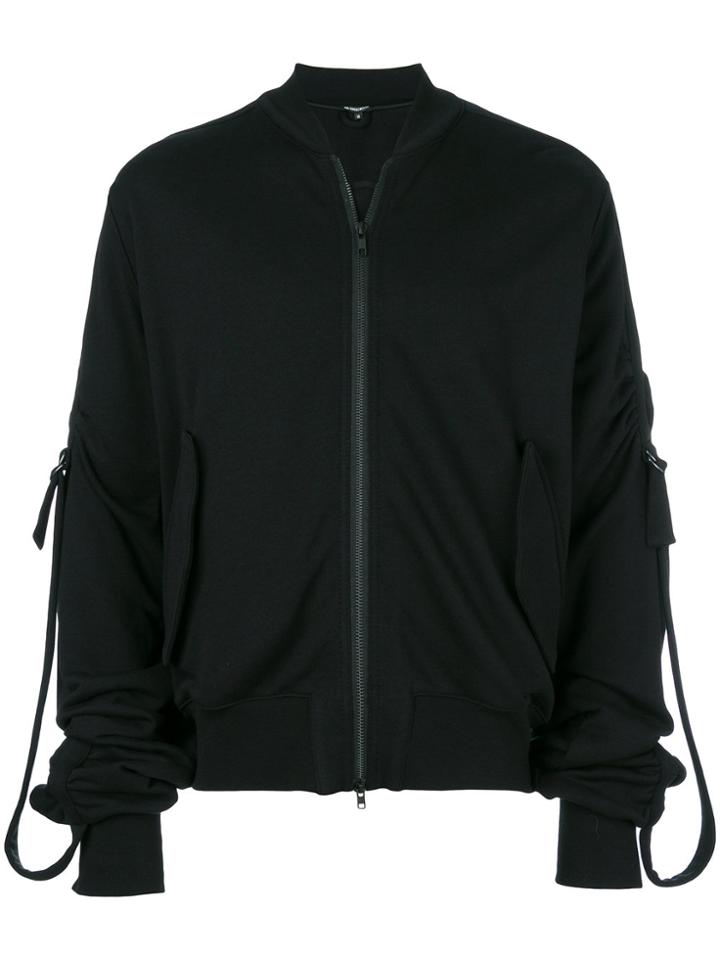 Ann Demeulemeester Blanche Buckled Sleeves Jacket - Black