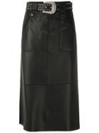 Nk Mestico Ruth Leather Skirt - Black