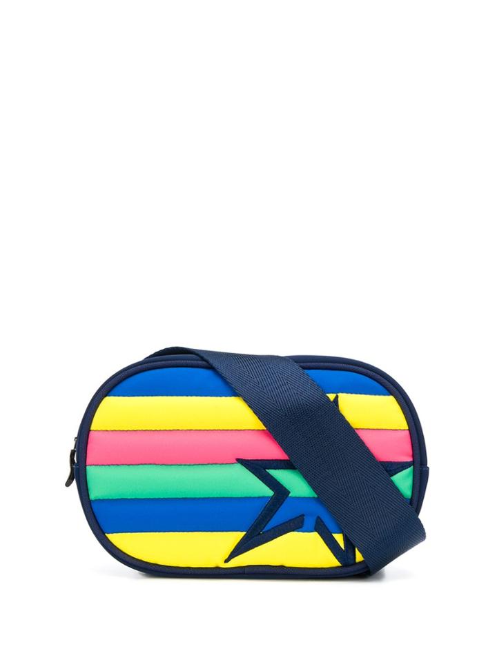 Perfect Moment Star Patch Quilted Belt Bag - Blue